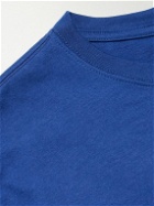 Nudie Jeans - Leffe Logo-Appliquéd Cotton-Jersey T-Shirt - Blue
