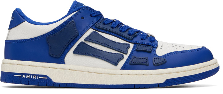 Photo: AMIRI Navy & White Skel Top Low Sneakers