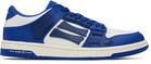 AMIRI Navy & White Skel Top Low Sneakers
