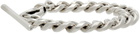 Martine Ali Silver Sandy Curb Bracelet