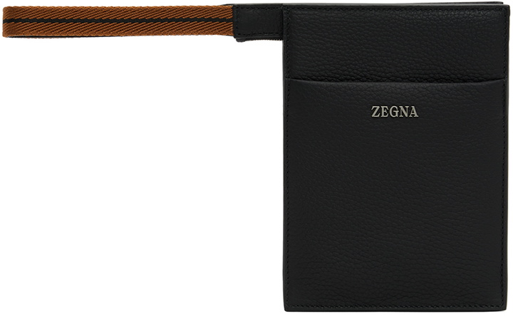 Photo: ZEGNA Black Mini Standing Pouch