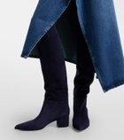 Gianvito Rossi Suede knee-high boots