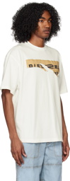 Diesel White T-Wash-Poff T-Shirt