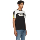 Givenchy Black and White Fast Love Jersey T-Shirt