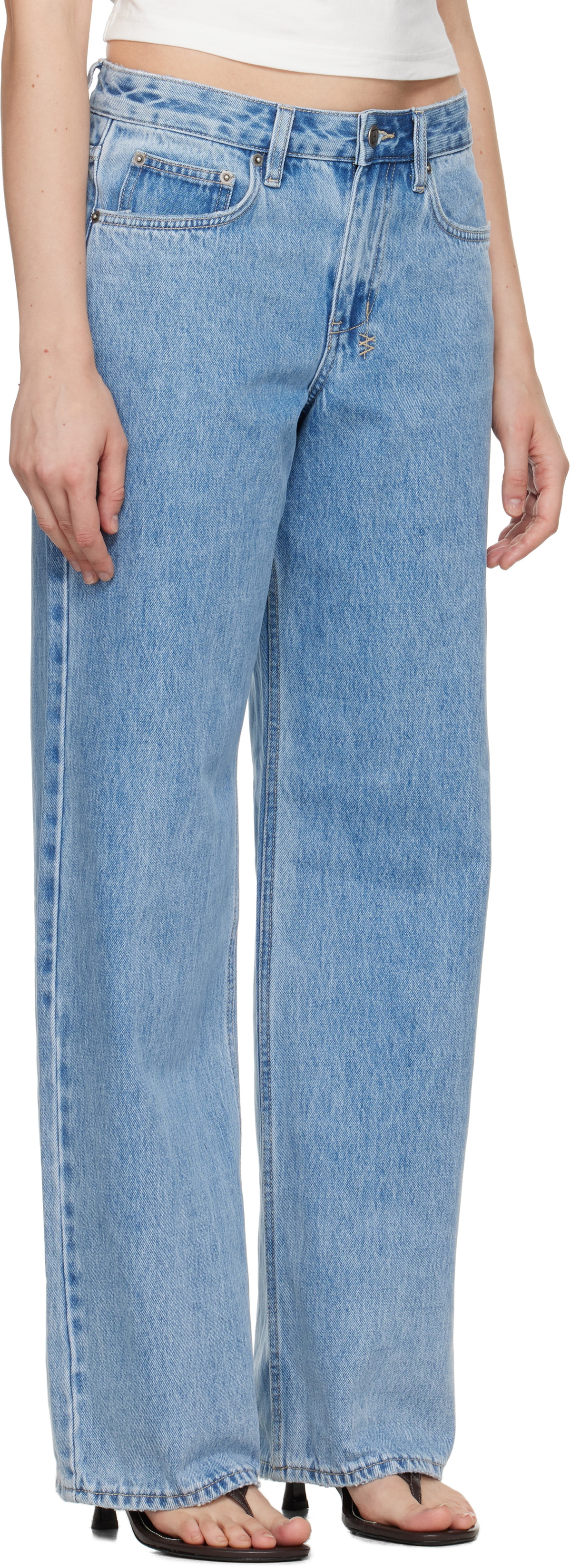 Ksubi Blue Low Rider Jeans