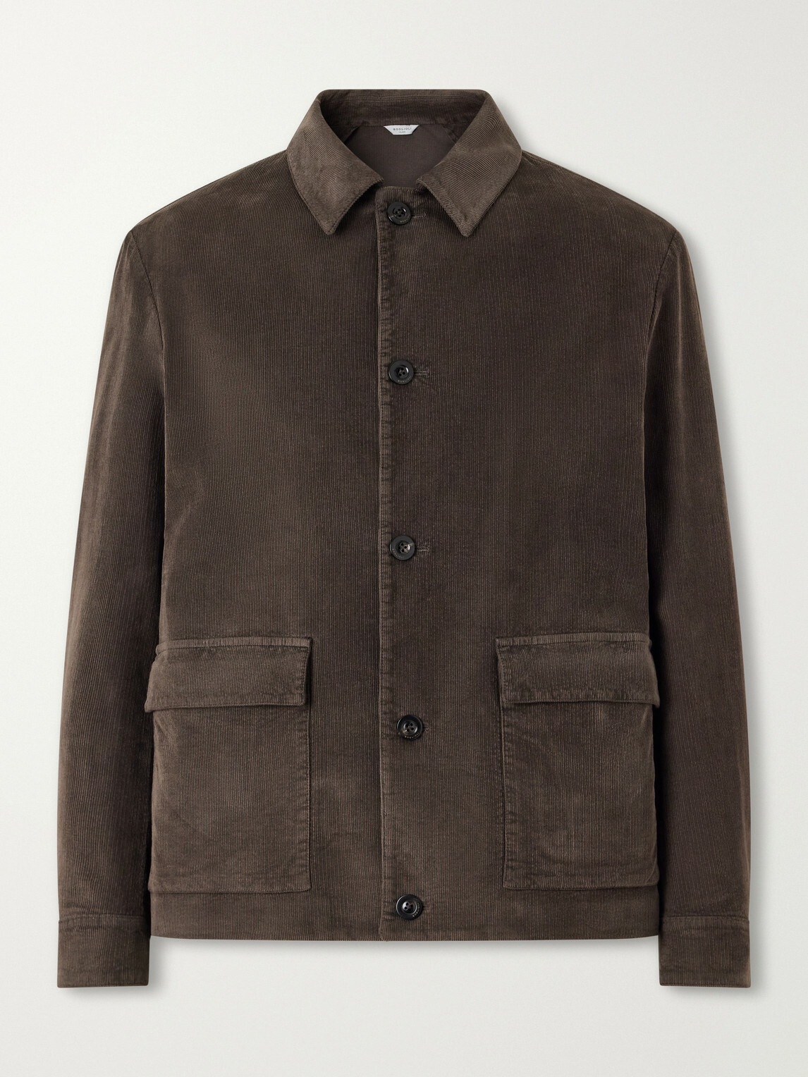 Boglioli - Cotton-Blend Corduroy Overshirt - Brown