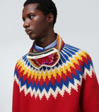 Gucci - Jacquard mockneck wool sweater