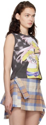Ashley Williams Black Manga Tank Top