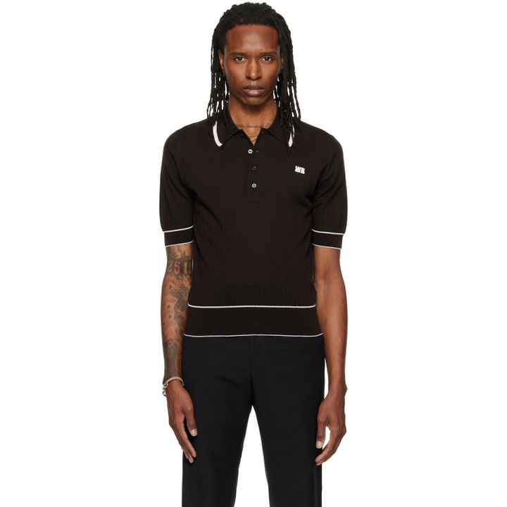 Photo: Wales Bonner Brown John Smedley Edition Blessings Polo