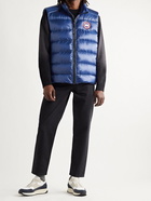 CANADA GOOSE - Crofton Slim-Fit Quilted Recycled Nylon-Ripstop Down Gilet - Blue - XL