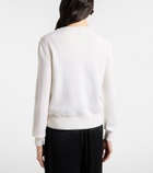 Oscar de la Renta Embroidered virgin wool cardigan