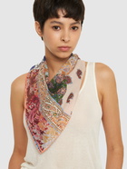 ZIMMERMANN - Printed Silk & Cotton Scarf