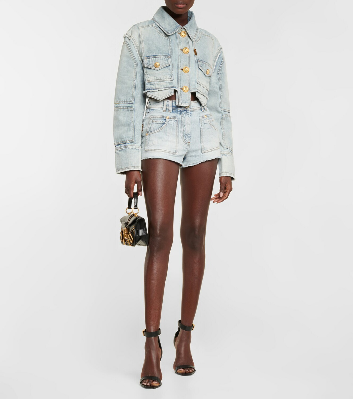 Balmain - Denim shorts Balmain