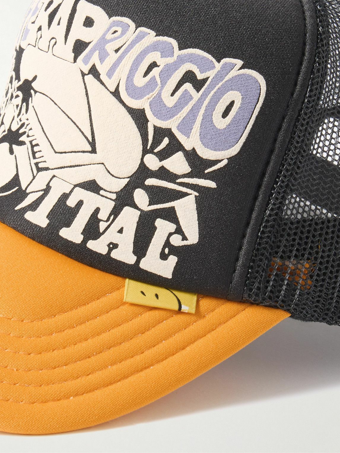 KAPITAL - Life Kapriccio Mesh-Trimmed Printed Scuba Trucker Cap