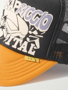 KAPITAL - Life Kapriccio Mesh-Trimmed Printed Scuba Trucker Cap