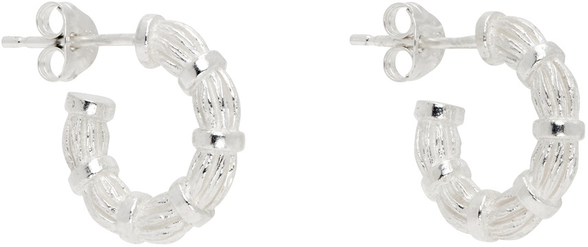 Bleue Burnham Silver Bound Willow Earrings