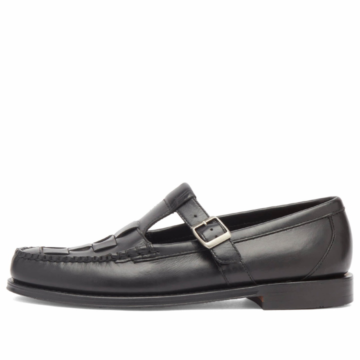 Photo: Bass Weejuns Men's Fisherman in Black Leather