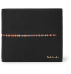 Paul Smith - Stripe-Trimmed Full-Grain Leather Billfold Wallet - Black