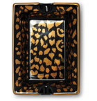 Wacko Maria - Leopard-Print Ceramic Ashtray - Black