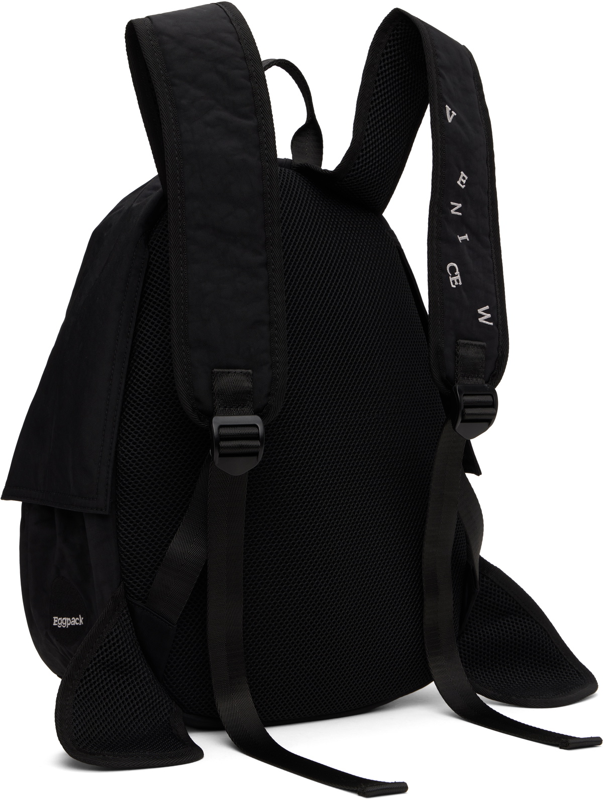 VeniceW Black EggPack Backpack VeniceW