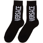 Versace Black and White Big Socks