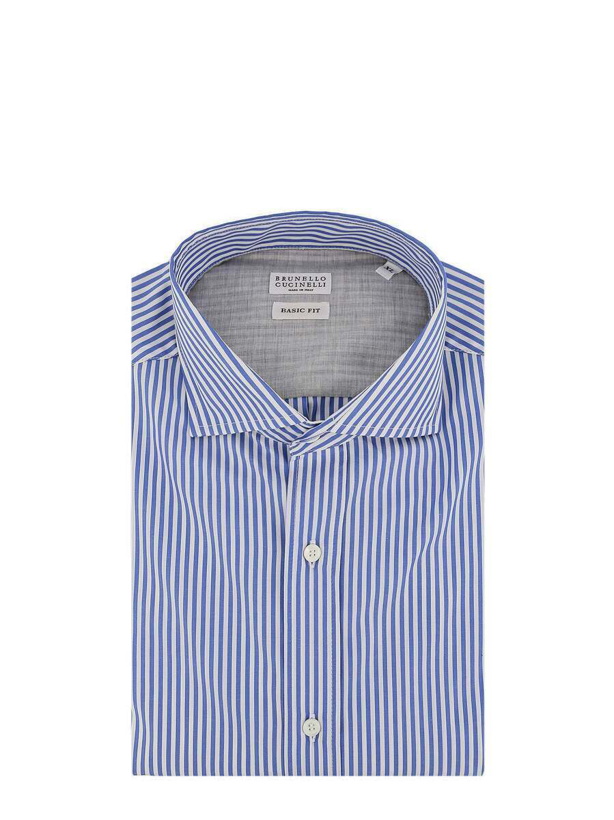 Photo: Brunello Cucinelli   Shirt Blue   Mens