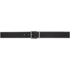 Maison Margiela Black Grainy Belt