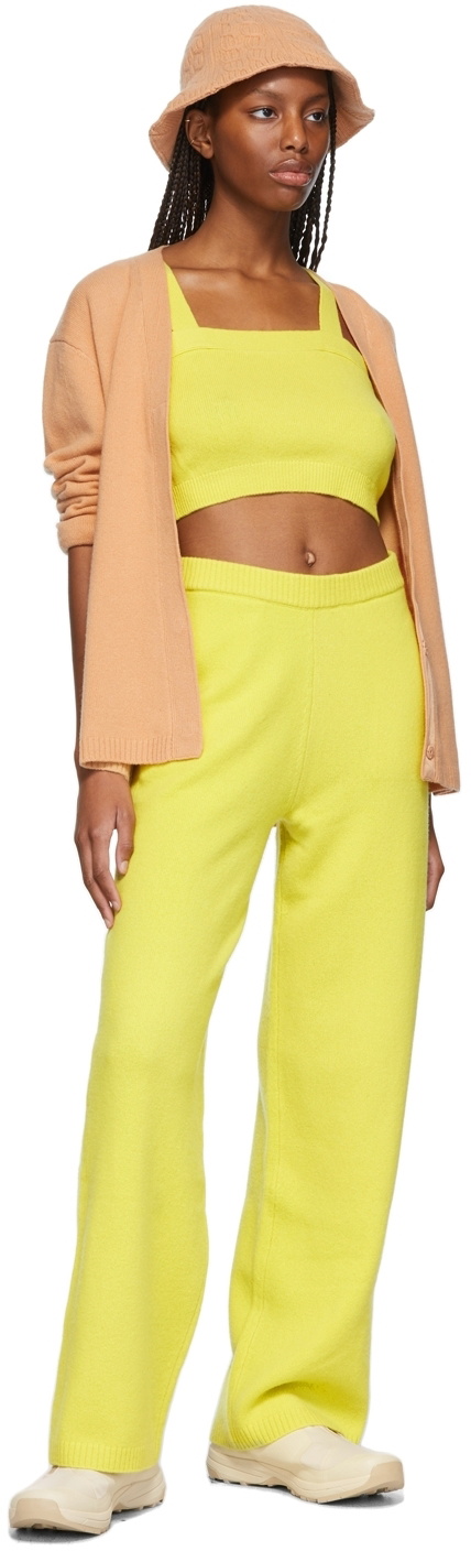 Victor Glemaud Orange Wool Cardigan