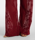 Melissa Odabash Viv cotton-blend lace jumpsuit