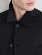 Barena - Wool-Blend Gabardine Overshirt - Black