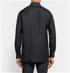 Freemans Sporting Club - Slim-Fit Linen Shirt - Black