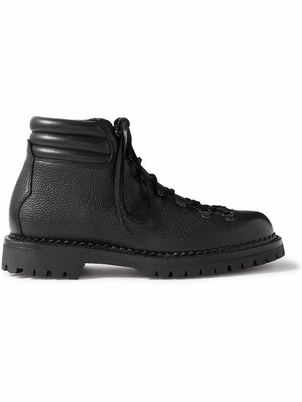 Photo: Yuketen - Vettore Full-Grain Leather Lace-Up Boots - Black