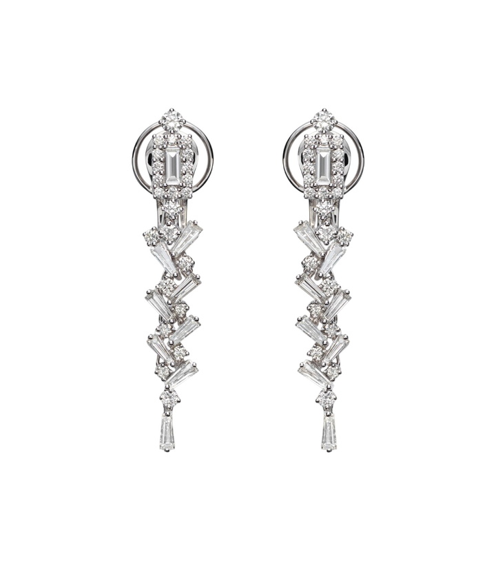 Photo: Yeprem 18kt white gold (750/1000) earrings with diamonds