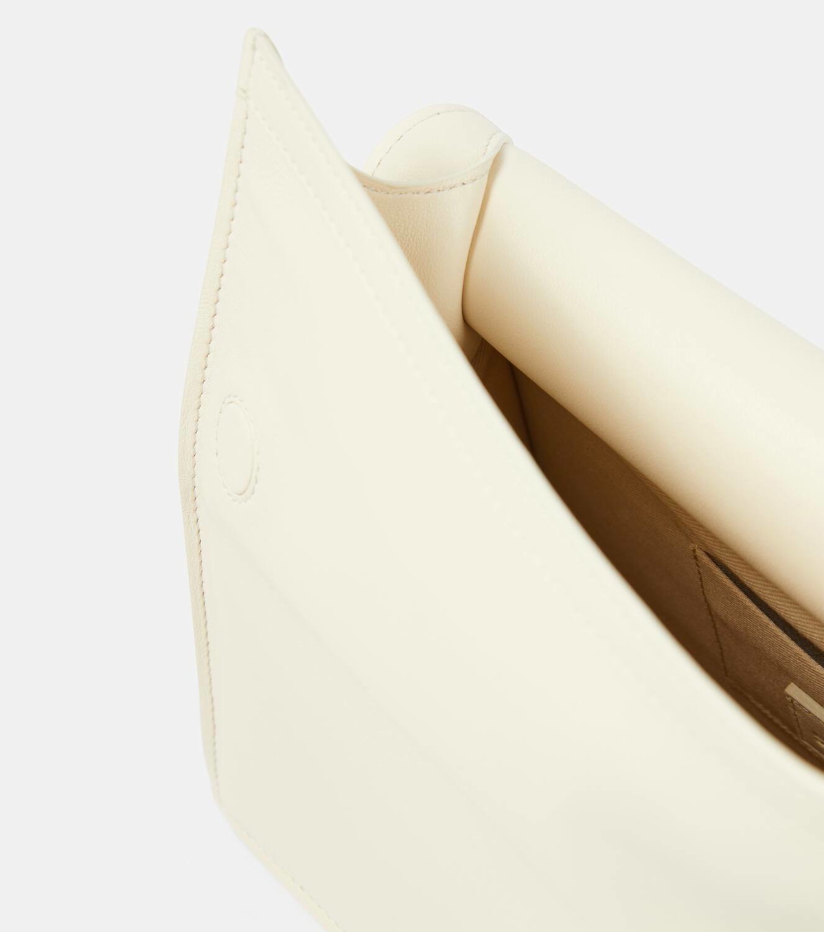 大人気♪【JACQUEMUS】 ラ・ポシェット・ロンド・カレ Jacquemus La Pochette Rond Carré leather clutch Jacquemus