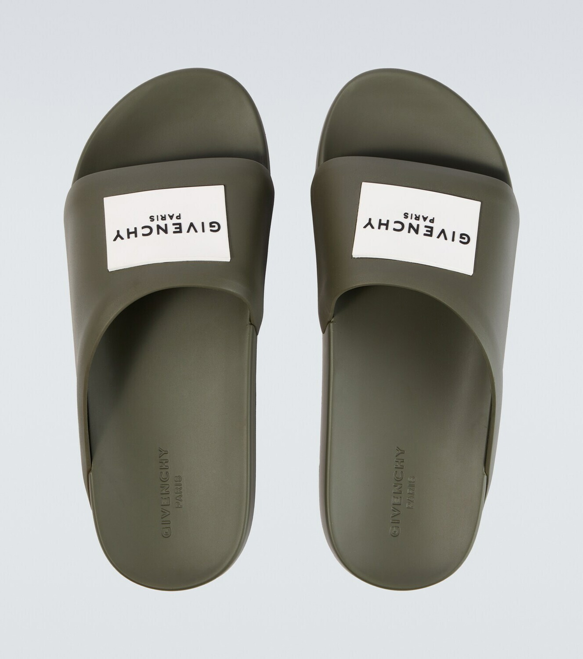 Givenchy Logo PU slides