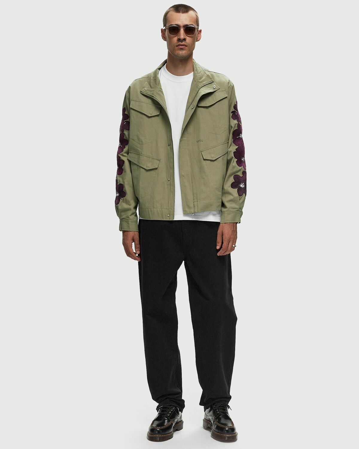 Arte Antwerp Arte Round Pocket Embroidery Jeans Black Jeans