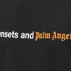 Palm Angels Men's Sunsets T-Shirt in Black