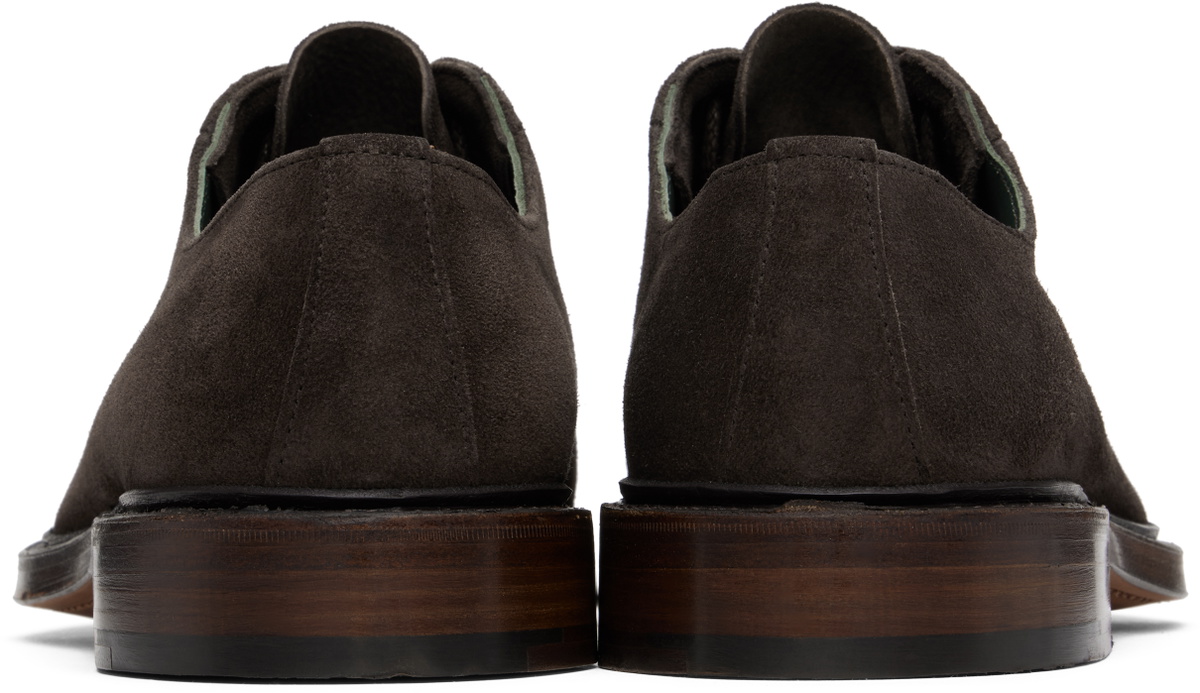 Drake's Brown Suede August Goodyear Welted Derbys