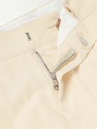 Orlebar Brown - Aston Straight-Leg Pleated Cotton Shorts - Neutrals