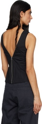 Paloma Wool Black Fase Tank Top
