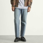 FrizmWORKS Men's OG Wide Fit Denim Jeans in Light Blue
