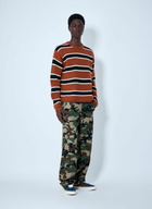 Stüssy Striped Wool-Blend Sweater
