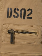 DSQUARED2 - Stretch Cotton Drill Cargo Shorts