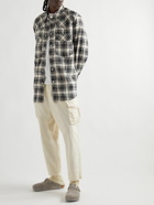 Isabel Marant - Manem Checked Organic Cotton-Flannel Shirt - Black