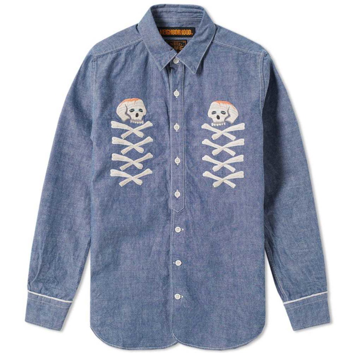 Photo: Neighborhood Chambray Shirt Blue