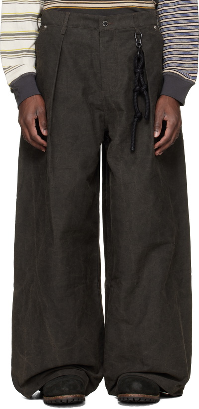 Photo: Song for the Mute Black Super Baggy Trousers