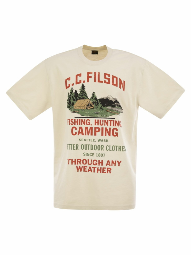Photo: Filson Frontier - T-shirt With Customised Graphics