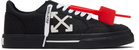 Off-White Black Vulcanized Low Sneakers