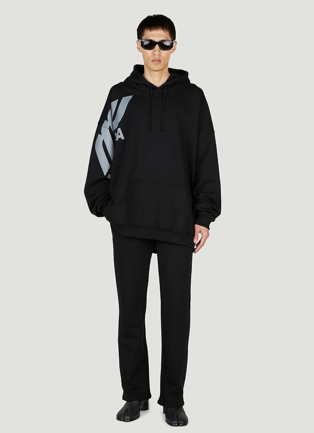 Mowalola Logo Print Hooded Sweatshirt