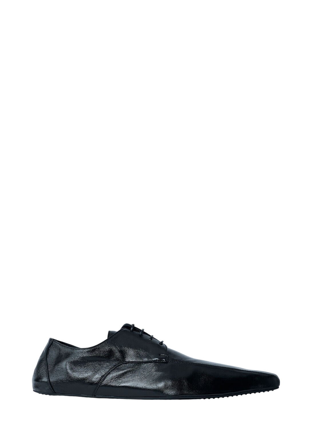 BALENCIAGA - Sergent Leather Derby Lace-up Shoes Balenciaga
